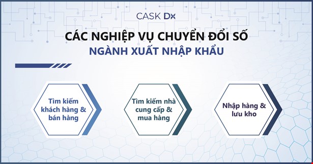 Chuyển đổi số ngành Xuất Nhập Khẩu - Các nghiệp vụ tiềm năng (Phần 1)